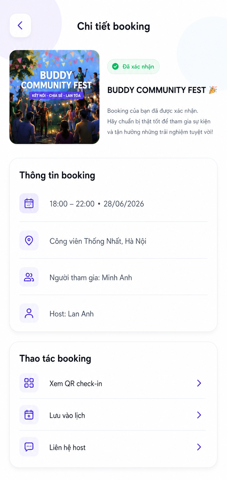 Mobile App View